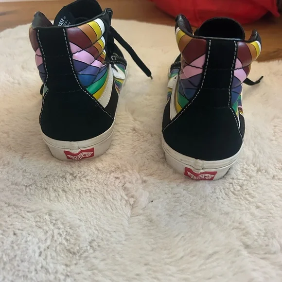 Vans High-Top Sneakers - sk8-hi rainbow prism men’s size 9/womens 10.5 - Picture 4 of 10